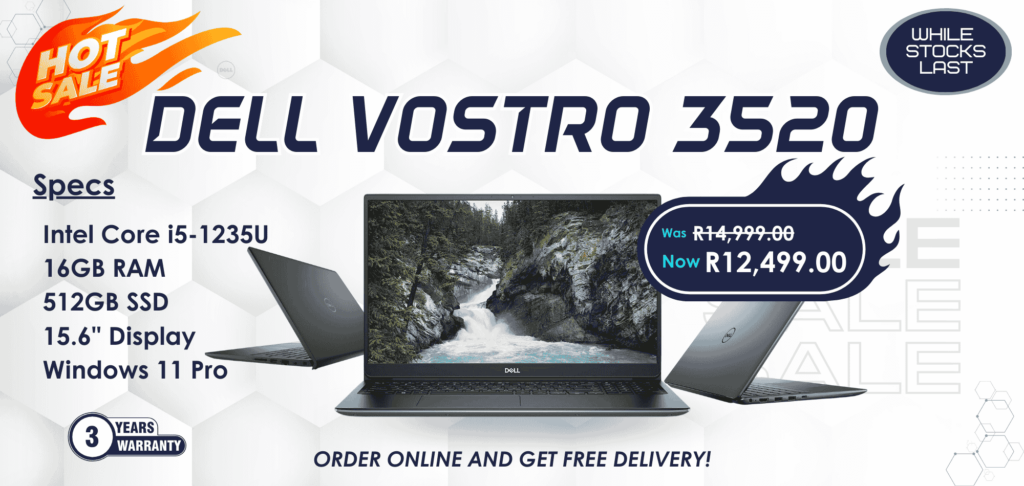 Dell Vostro 3520 laptop sale advertisement