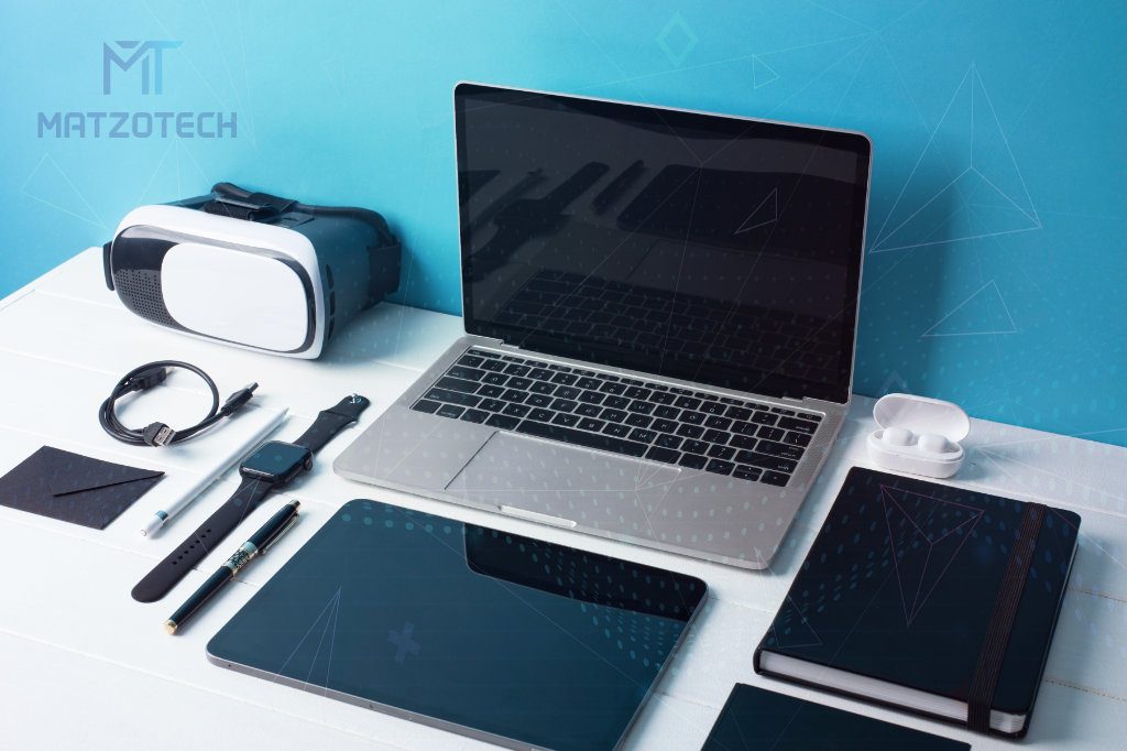 Modern tech gadgets on a desk - MatzoTech