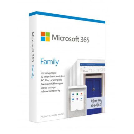 en_m365_family_fpp_box_h_anl_x21-99537-05_rgb. Microsoft Office 365 Family - 1 Year Subscription (6 People)