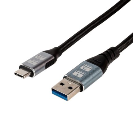 GIZZU-GCPU3C06010G-01-60W-10Gbps-USB-to-Type-C-1m-. Gizzu 60W 10Gbps USB to Type-C 2m Cable