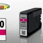 acuink 1400m xl. Canon PGI-1400XL High Yield Magenta Pigement Compatible Ink Cartridge - 780 Page Yield