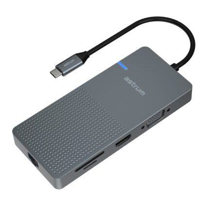 DA090-1.jpg. DA090 9 IN 1 USB-C HDMI VGA RJ45 TF PD U