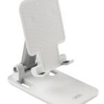 03070065 #1. XO-C143 Adjustable Desktop Phone & Tablet Holder - Black/White