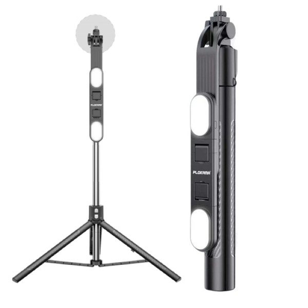 Plokama K10 Pro Long Tripod LED Light, Selfie Stick, Strong Tripod -200cm 1 02083234 #1. Plokama K10 Pro Long Tripod LED Light, Selfie Stick, Strong Tripod -200cm