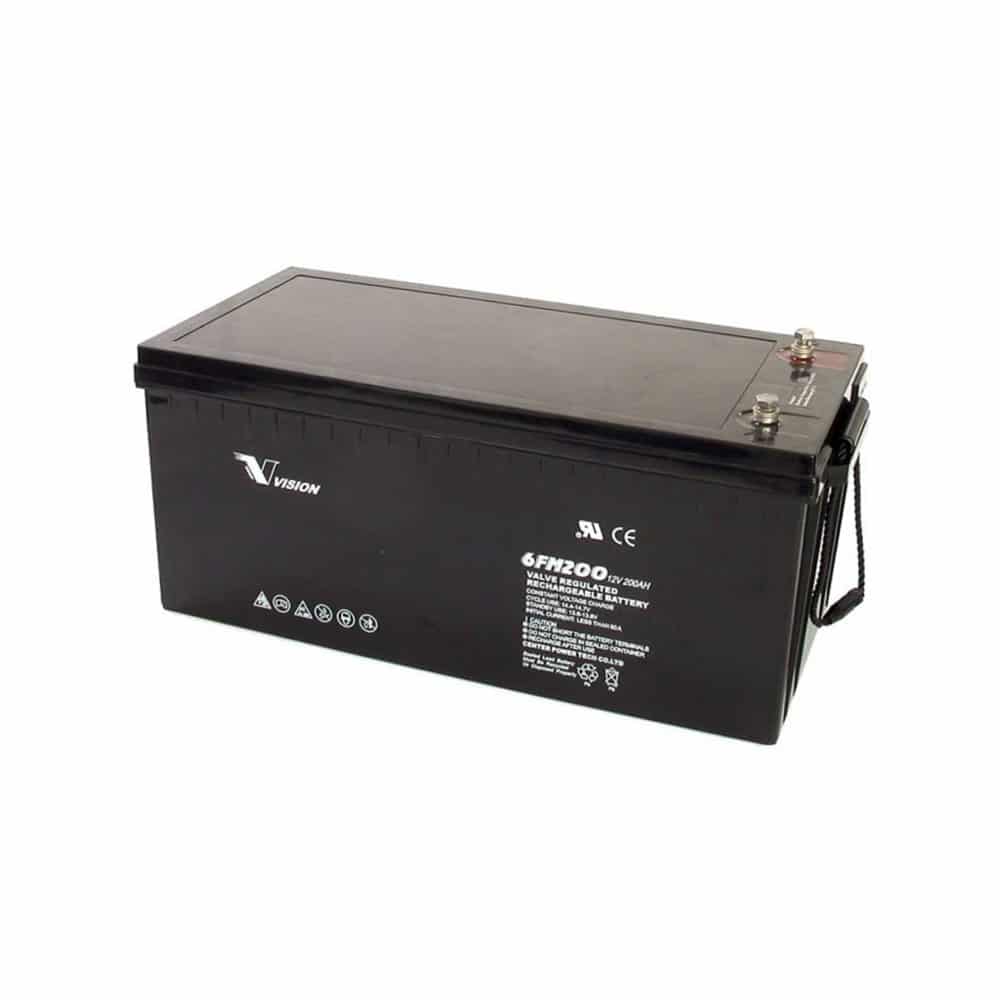 Vision Fully 6FM200Z-X Sealed Deep Cycle AGM 12V 200Ah Z series Battery 1 sol-b-200-12vz. Vision Fully 6FM200Z-X Sealed Deep Cycle AGM 12V 200Ah Z series Battery