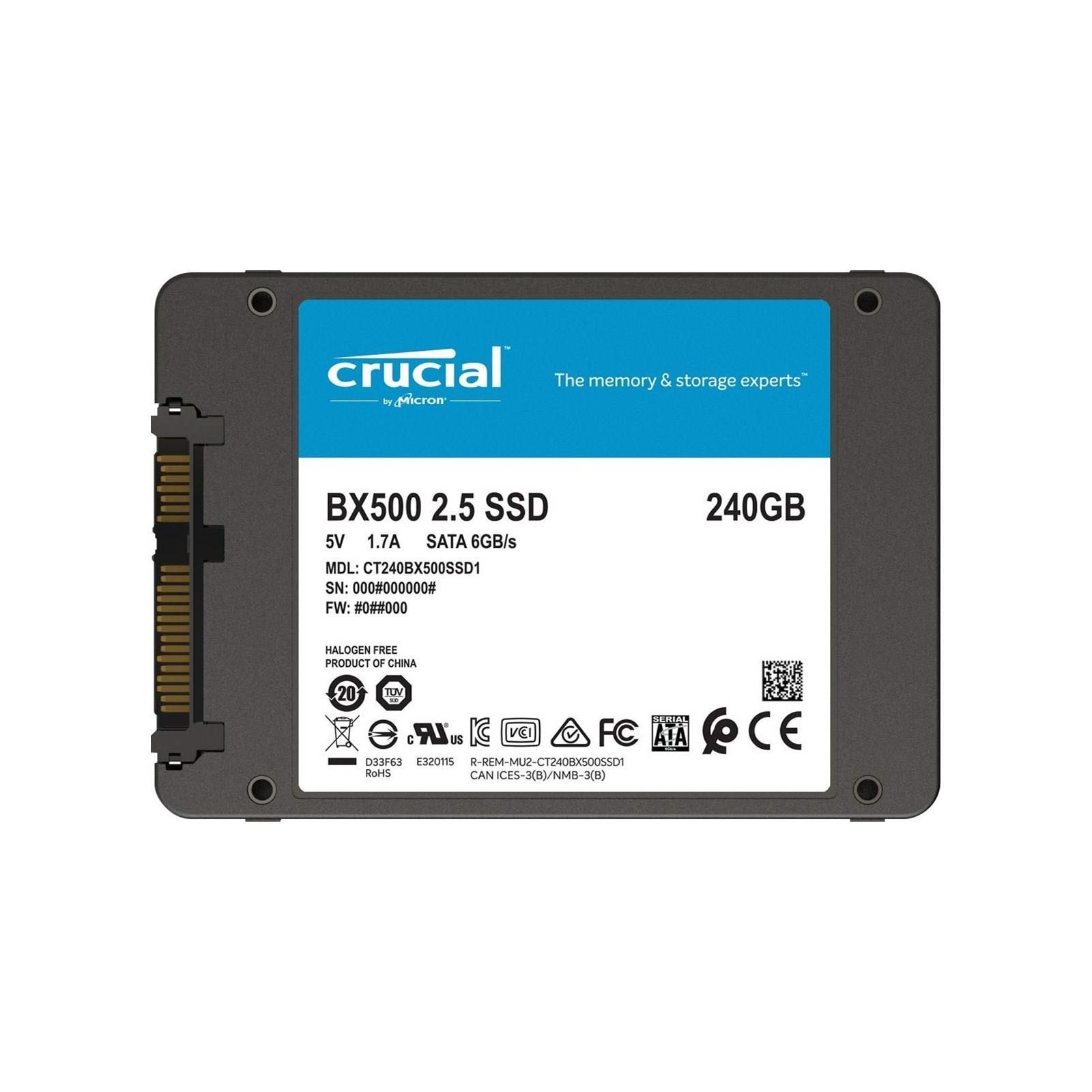 Crucial BX500 240GB 2.5 SATA SSD 3 CT240BX500SSD1 #3. Crucial BX500 240GB 2.5 SATA SSD