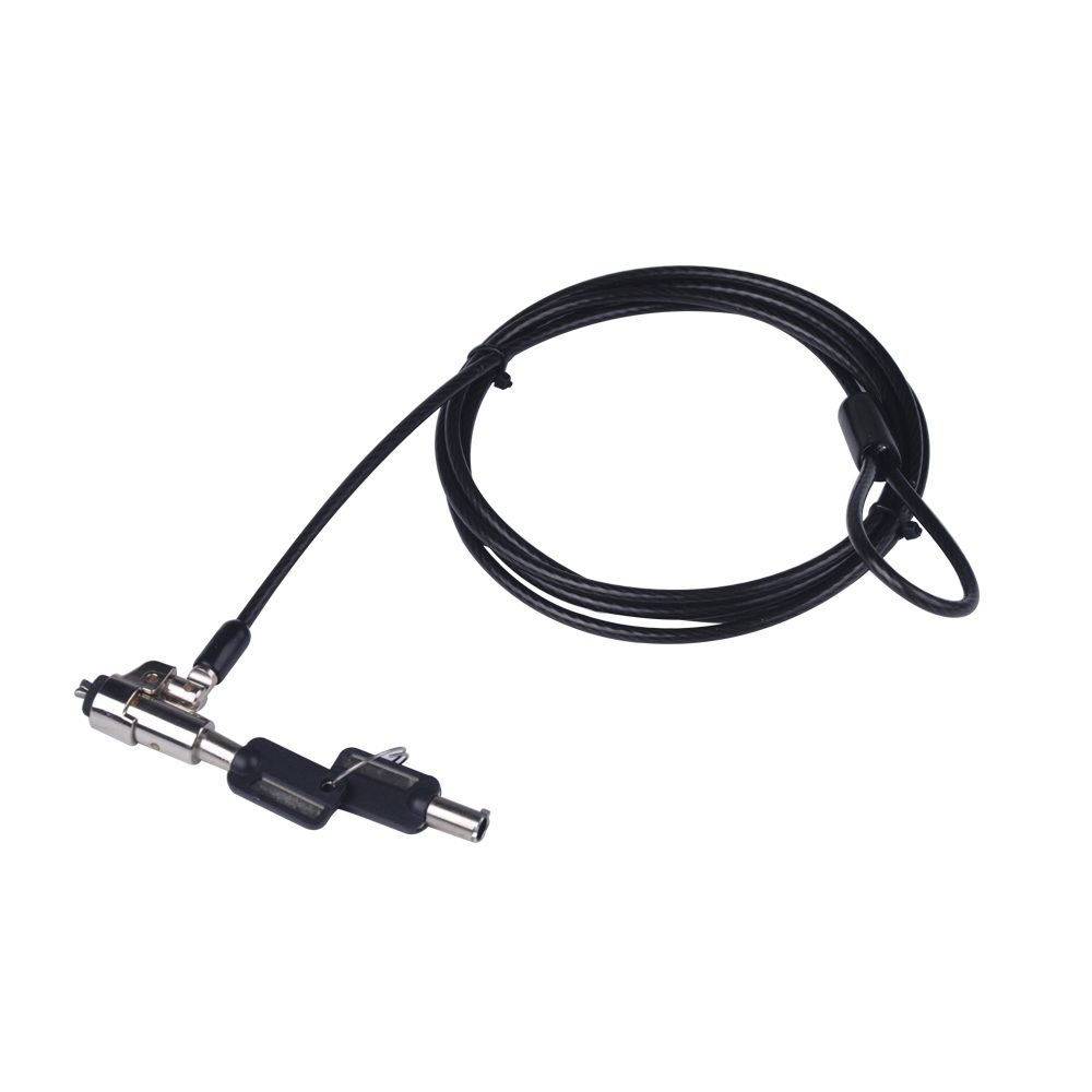 GIZZU Noble Wedge Laptop Lock (for Dell 3.2mm x 4.5mm slot) - Cable Length 1.8m - 2 user keys included - no master keys included) 1 SP-NK701-2.jpg. GIZZU Noble Wedge Laptop Lock (for Dell 3.2mm x 4.5mm slot) - Cable Length 1.8m - 2 user keys included - no master keys included)