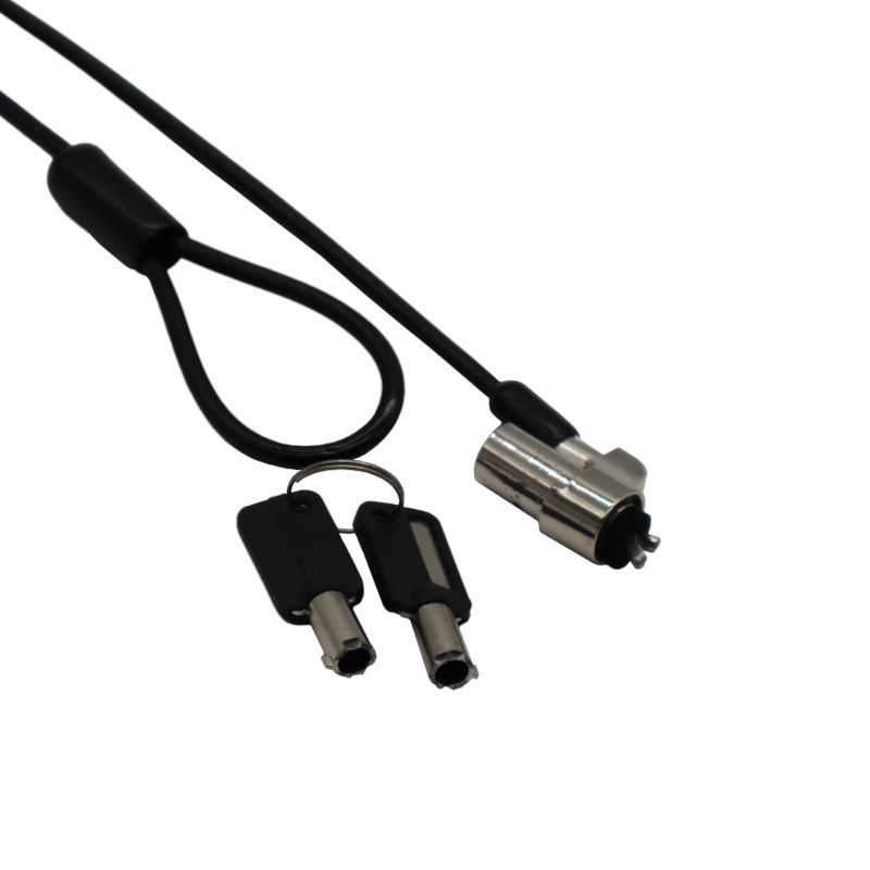 GIZZU Laptop Lock (T-Bar Standard Security Lock) - Cable Length 1.8m - 2 user keys included - no master keys included) 2 GCTKLMK_wr_01.jpg. GIZZU Laptop Lock (T-Bar Standard Security Lock) - Cable Length 1.8m - 2 user keys included - no master keys included)