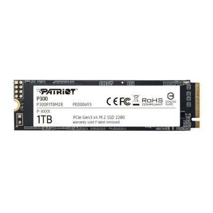 P300P1TBM28_wr_01.jpg. Patriot P300 1TB M.2 PCIe NVMe SSD