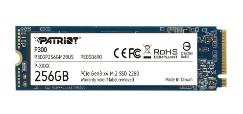 Patriot P300 256GB M.2 PCIe NVMe SSD 2 P300P256GM28.jpg. Patriot P300 256GB M.2 PCIe NVMe SSD