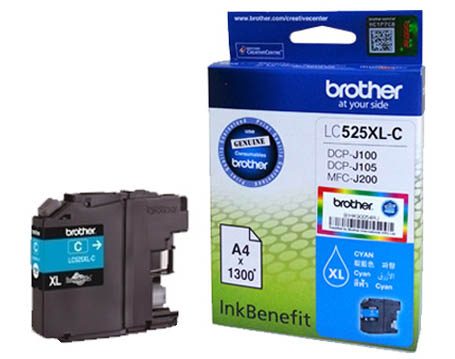 Brother LC535XL-C InkBenefit Cyan Cartridge 2 LC535XLC#2.jpg. LC535XLC