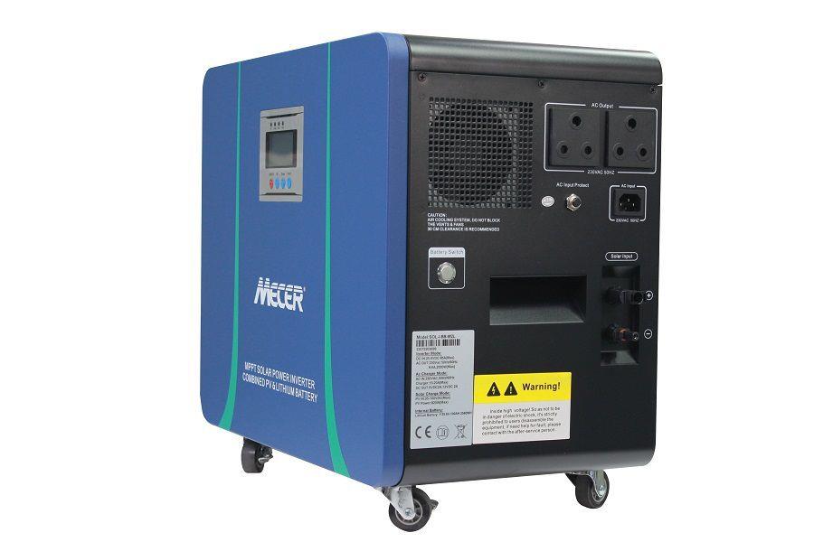 Mecer SOL-I-BB-M2L 2 kW 25.6V 100Ah Lithium Battery 820W MPPT Inverter Trolley 1 SOL-I-BB-M2L #1. Mecer SOL-I-BB-M2L 2 kW 25.6V 100Ah Lithium Battery 820W MPPT Inverter Trolley