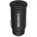 CANYON ?-20B03, PD 30W/QC3.0 18W Pocket size car charger with 1-USB A+ 1-US 1 CNS-CCA20B03. CANYON ?-20B03, PD 30W/QC3.0 18W Pocket size car charger with 1-USB A+ 1-US