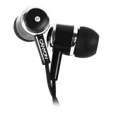 CNE-CEPM01B. CANYON EPM-01, Stereo earphones with microphone, Black, cable length 1.2m,