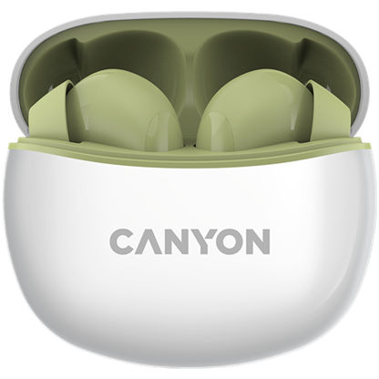 220914160027932076.jpg. Canyon TWS-5 Wireless Bluetooth In-ear Headset - Green