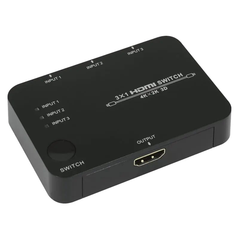 HDCVT SWITCH HDMI 2.0 3-1 1 HDS-B31_wr_01.jpg. HDCVT SWITCH HDMI 2.0 3-1