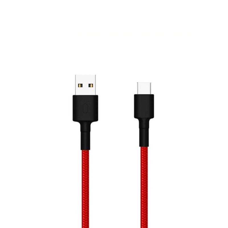 Xiaomi USB Type-C Braided 1m Cable - Red 1 SJV4110GL_wr_01.jpg. Xiaomi USB Type-C Braided 1m Cable - Red