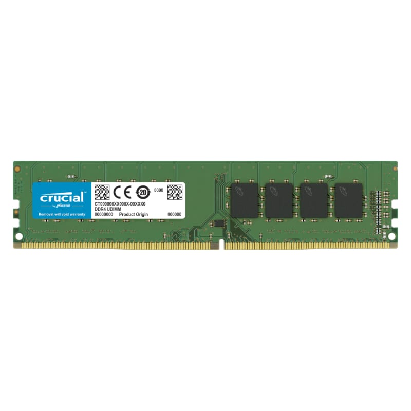 Crucial 32GB 3200MHz DDR4 Desktop Memory 1 CT32G4DFD832A_wr_01.jpg. Crucial 32GB 3200MHz DDR4 Desktop Memory