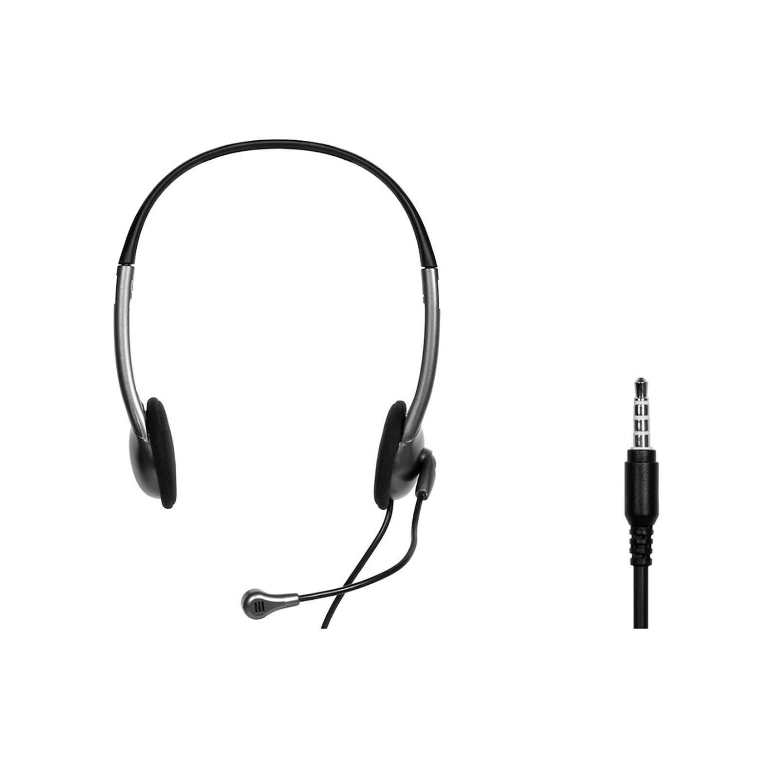Port Stereo Headset with Mic with 1.2m Cable|1 x 3.5mm|Volume Controller - Black 3 901603_679f.jpg. Port Stereo Headset with Mic with 1.2m Cable|1 x 3.5mm|Volume Controller - Black