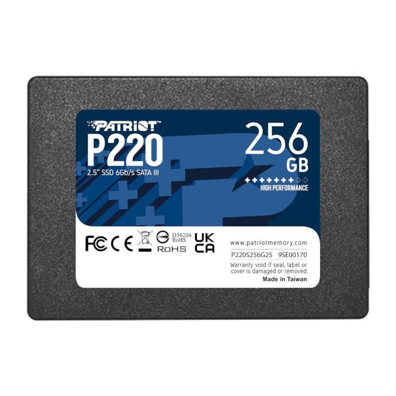 PATRIOT SSD P220 2.5 256GB 1 P220S256G25_wr_01.jpg. PATRIOT SSD P220 2.5 256GB