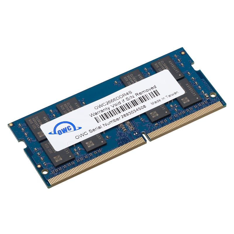 OWC Mac 32GB 2666Mhz DDR4 SODIMM Memory 1 OWC2666DDR4S32G_wr_01.jpg. OWC Mac 32GB 2666Mhz DDR4 SODIMM Memory