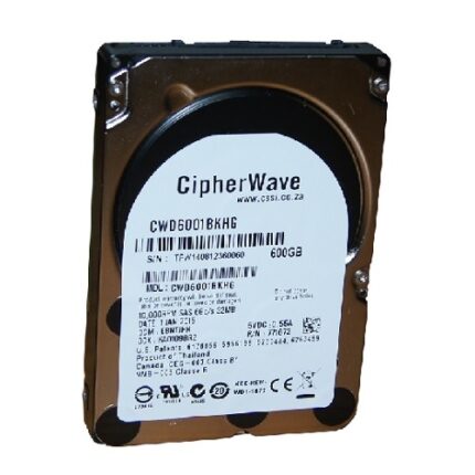 CWD6001BKHG.jpg. 600GB WD Enterprise (CWD) 2.5" SAS 10000rpm 32MB