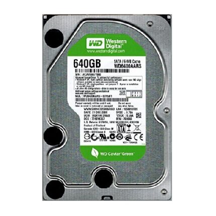 WD6400AARS.jpg. 640GB WD 3.5" SATA-3Gb/s 7200rpm 64MB Green Desktop HD
