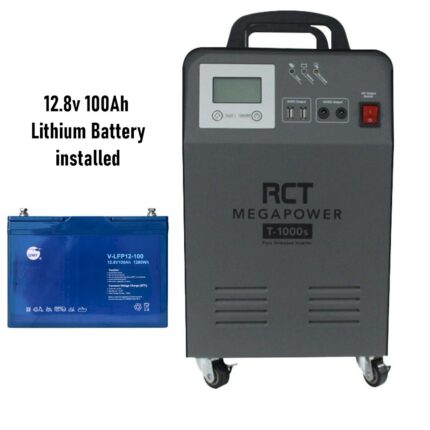 RCT MP-T1000LFP #1. RCT Megapower Lithium 1KVA/1000W INVERTER TROLLEY