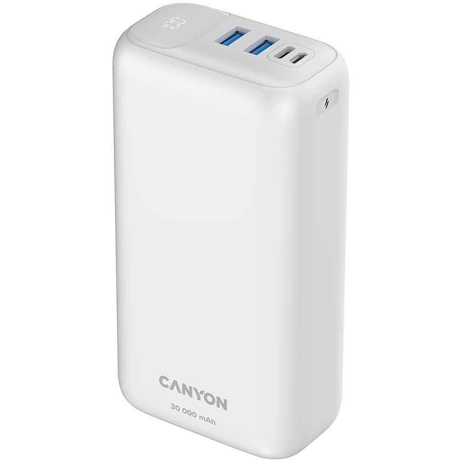 CANYON PB - 301, Power bank 30000mAh Li-poly battery, Input Micro: DC5V/2A, 3 230224135815566971.jpg. CANYON PB - 301, Power bank 30000mAh Li-poly battery, Input Micro: DC5V/2A,