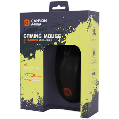CANYON Shadder GM-321, Optical gaming mouse, Instant 725F, ABS material, hu 6 230301094924788329.jpg. CANYON Shadder GM-321, Optical gaming mouse, Instant 725F, ABS material, hu
