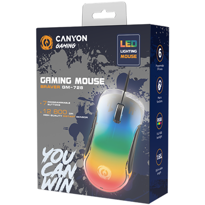 CANYON Braver GM-728, Optical Crystal gaming mouse, Instant 825, ABS materi 5 230301082125318519.jpg. CANYON Braver GM-728, Optical Crystal gaming mouse, Instant 825, ABS materi