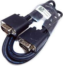 5KL2H06509.jpg. Dell 6Ft Male to Male 15 Pin VGA Cable