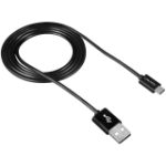 CNE-USBM1B. CANYON UM-1, Micro USB cable, 1M, Black, 15*8.2*1000mm, 0.018kg