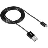 CNE-USBM1B. CANYON UM-1, Micro USB cable, 1M, Black, 15*8.2*1000mm, 0.018kg