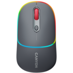 231013120010652286.jpg. Canyon MW-22 Dual-Mode Wireless Mouse - Bluetooth 5.0 & 2.4GHz, Silent Buttons - Dark Grey