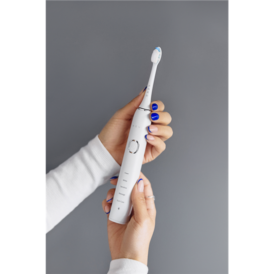 AENO Sonic Electric Toothbrush DB5: White, 5 modes, wireless charging, 4600 3 230428090835372266.jpg. AENO Sonic Electric Toothbrush DB5: White, 5 modes, wireless charging, 4600