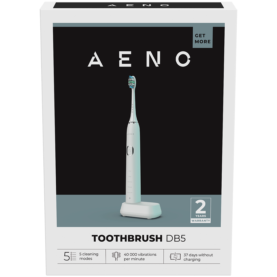AENO Sonic Electric Toothbrush DB5: White, 5 modes, wireless charging, 4600 8 241016180028965428.jpg. AENO Sonic Electric Toothbrush DB5: White, 5 modes, wireless charging, 4600