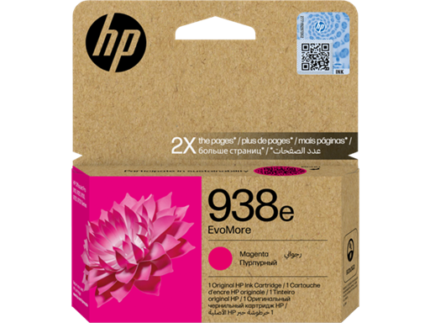 4S6Y0PE_default.png. HP 938e EvoMore Magenta Original Ink Cartridge
