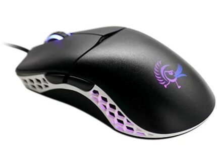 dmfe20o-oazpa7g_m6dq.jpg. Ducky Mouse Feather Black and White - Huano Blue switches.