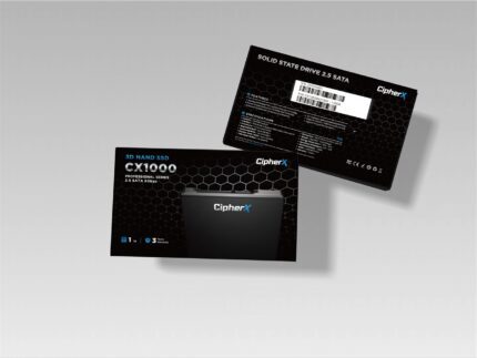 CX01TBBNX100S.jpg. 1TB CipherX, CX1000 PRO 2.5", 3D NAND TLC, NANDXtend ECC Data Protect, SLC Caching, SATA-6Gbps (TCG and AES Encryption support) SSD