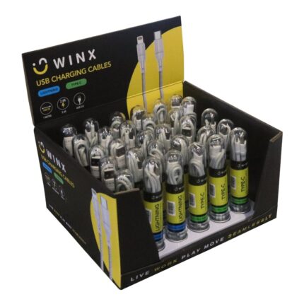 WX-CB103CLSET_wr_01.jpg. WINX USB to Type-C|Lightning Charging Cables