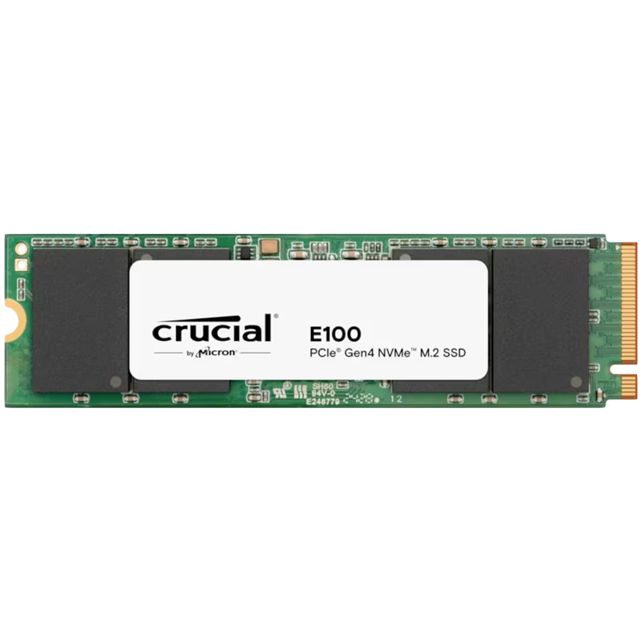 Crucial E100 1TB PCIe Gen4 2280 NVMe M.2 SSD 3 250123150014595058.jpg. Crucial E100 1TB PCIe Gen4 2280 NVMe M.2 SSD