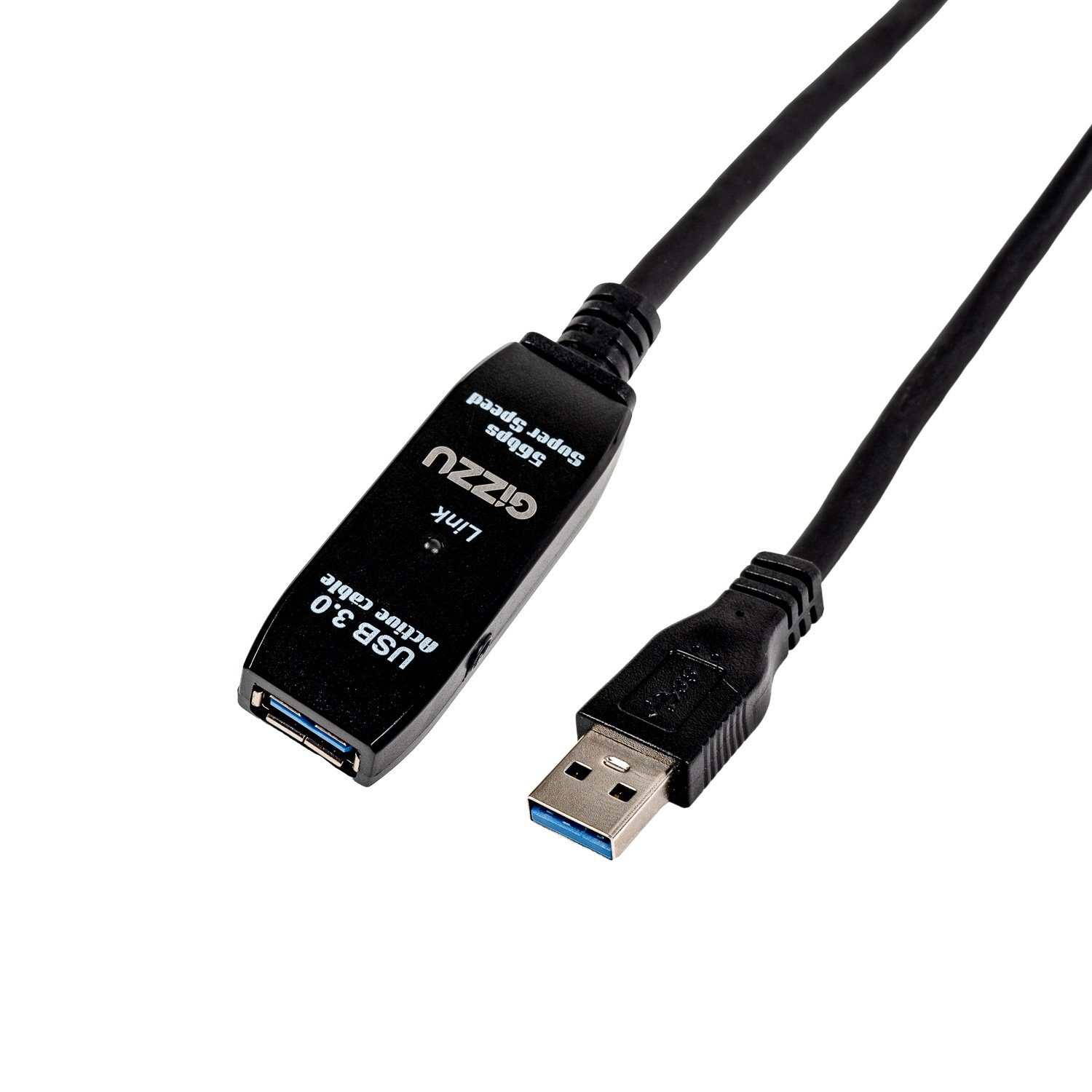 Gizzu USB3.0 Active Extension Cable 10m 1 GCPU3UE10A-0128-Edit1500x1500-96DPI.jpg. Gizzu USB3.0 Active Extension Cable 10m