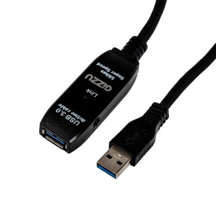 Gizzu-USB3.0-Active-Extension-Cable-5m_wr_01.jpg. Gizzu USB 3.0 Active Extension Cable 5m - Black