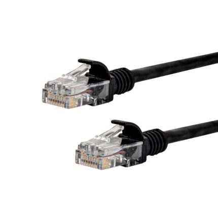 GCPCAT6005-BK_wr_01a.jpg. Gizzu Cat6 UTP Fly Lead Ethernet Network Cable 50cm – Black