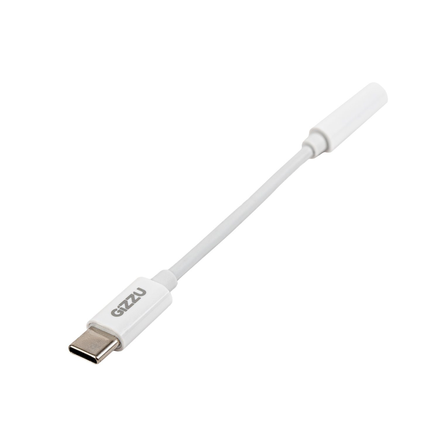 Gizzu USB Type-C to 3.5mm AUX Audio Adapter - White 1 GAPC35_wr_01a.jpg. Gizzu USB Type-C to 3.5mm AUX Audio Adapter - White
