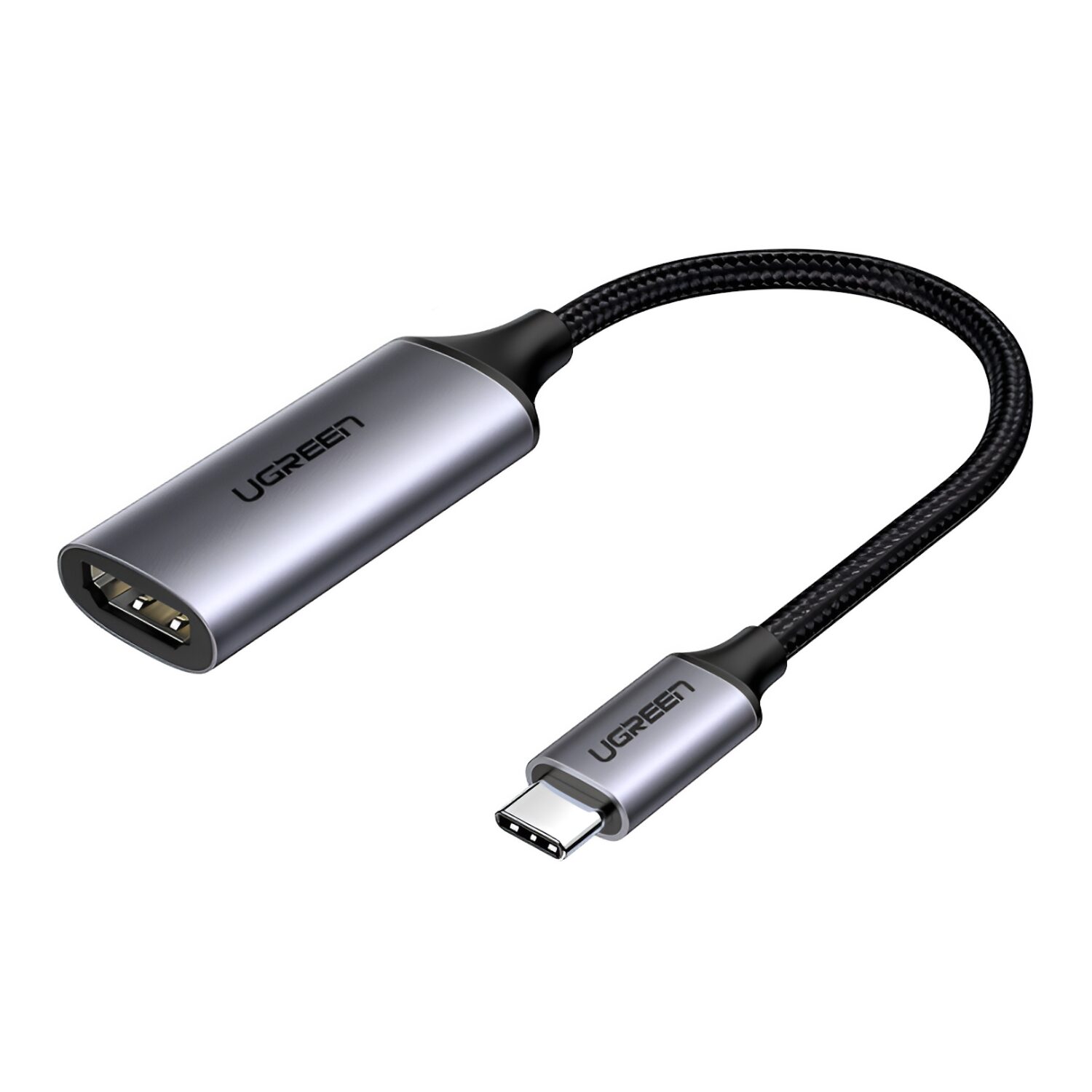 UGREEN Type-C To 4K HDMI Adapter - Silver 1 CM207-70444-wr-01.jpg. UGREEN Type-C To 4K HDMI Adapter - Silver