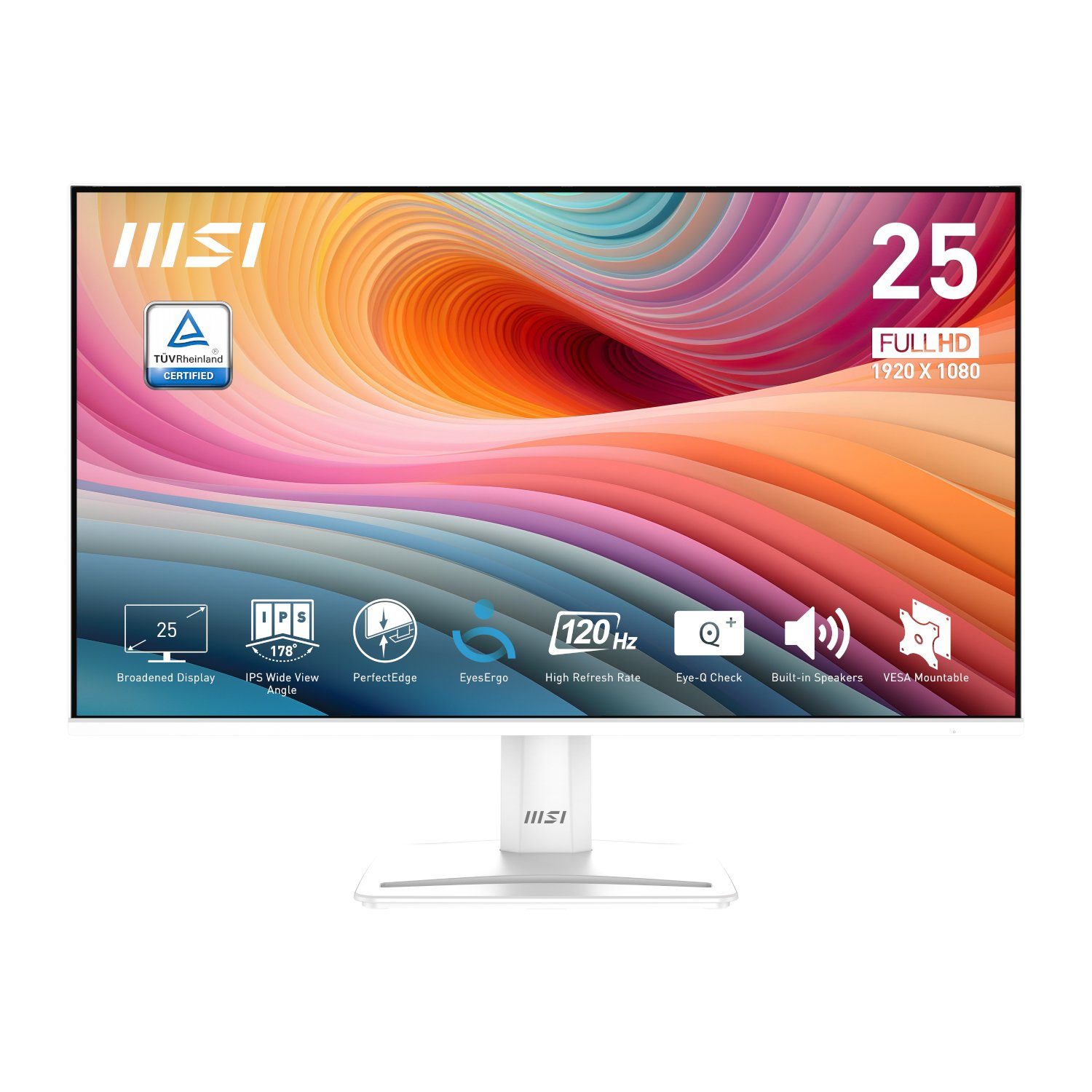 MSI PerfectEdge PRO MP251W E2 24.5" FHD IPS Office Monitor – White 1 MSI_PROMP251WE2_wr_01a.jpg. MSI PerfectEdge PRO MP251W E2 24.5" FHD IPS Office Monitor – White