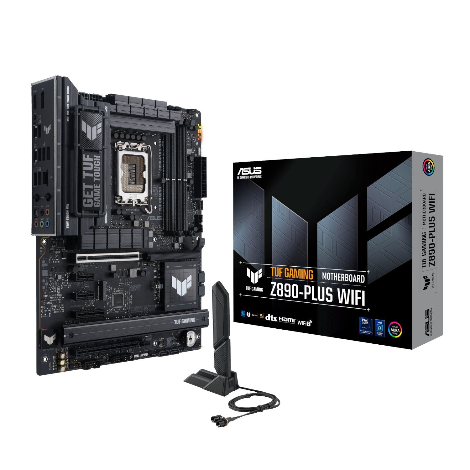 Asus TUF Gaming Z890-PLUS WIFI Intel LGA1861 ATX Gaming Motherboard 1 Asus_TUFGAMINGZ890-PLUSWIFI_wr_01b.jpg. Asus TUF Gaming Z890-PLUS WIFI Intel LGA1861 ATX Gaming Motherboard