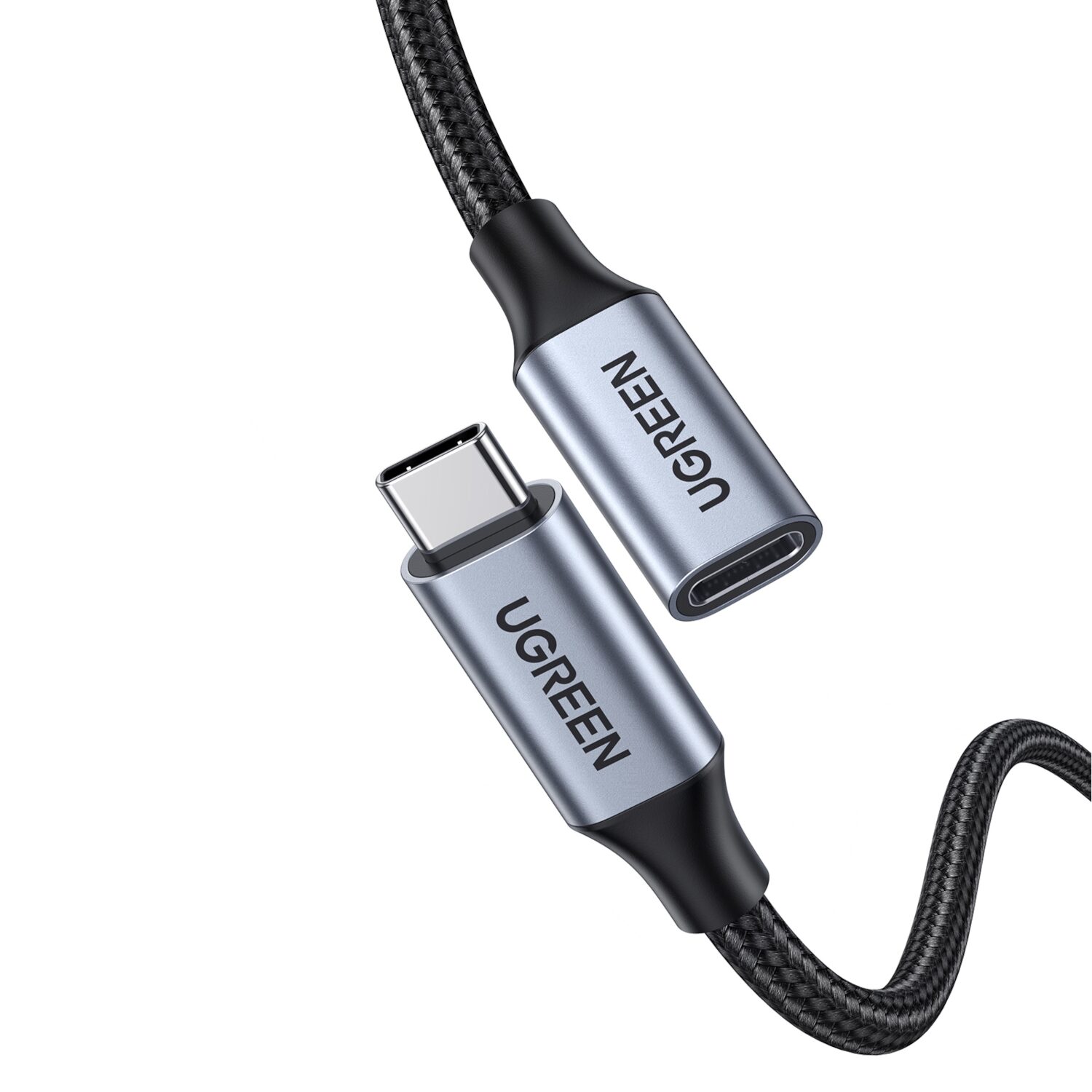 UGREEN Type-C 3.1 Gen2 Extension Cable – 10Gbps, PD 100W (1m) 1 US372-30205-wr-01.jpg. UGREEN Type-C 3.1 Gen2 Extension Cable – 10Gbps, PD 100W (1m)